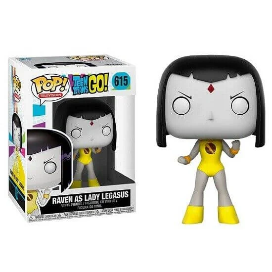 Teen Titans Go Raven Lady Legasus EXC Pop! Vinylfiguur Afbeelding 1