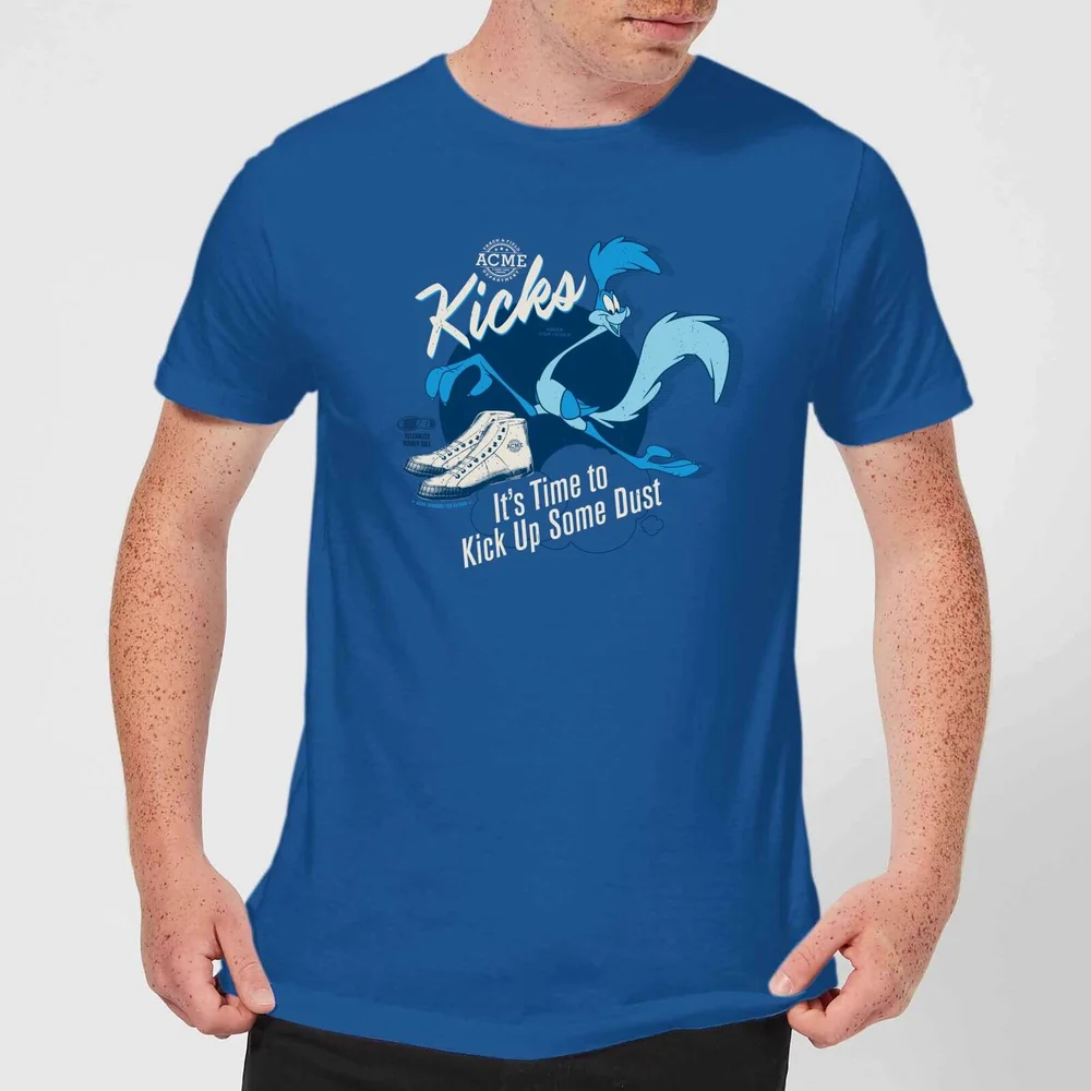 Looney Tunes ACME Kicks Men's T-Shirt - Royal Blue - S Afbeelding 1