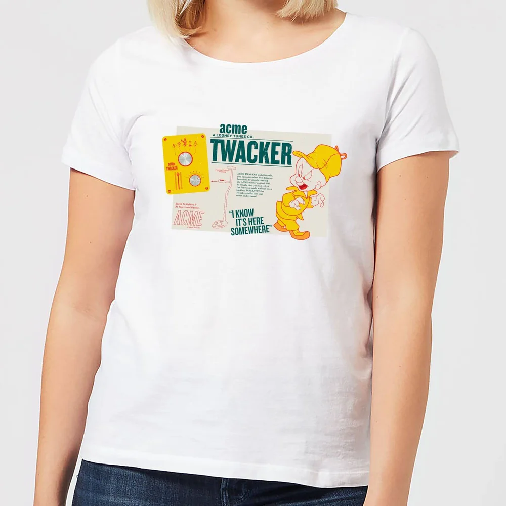 Looney Tunes ACME Twacker Women's T-Shirt - White - S Afbeelding 1
