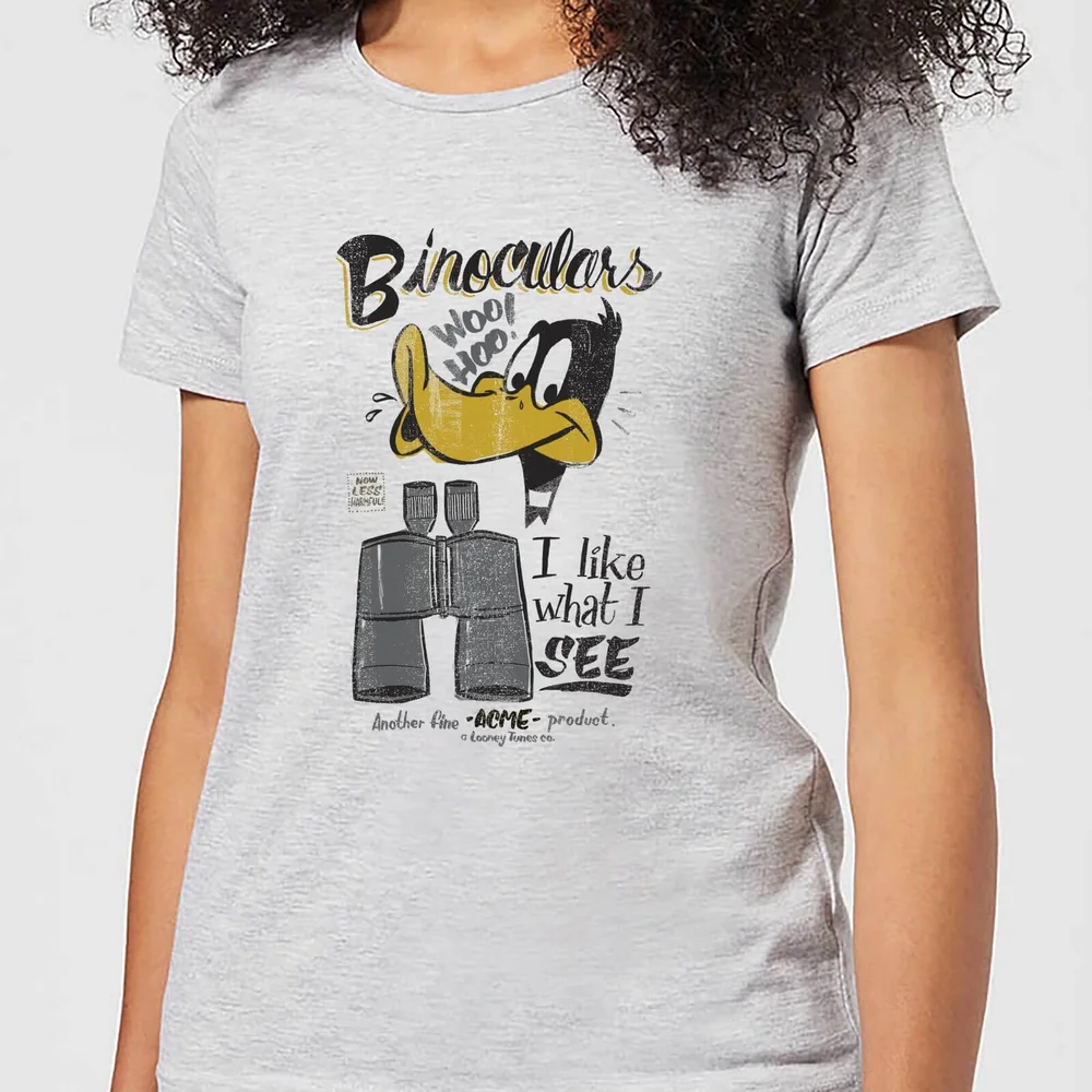Looney Tunes ACME Binoculars Women's T-Shirt - Grey - XS Afbeelding 1