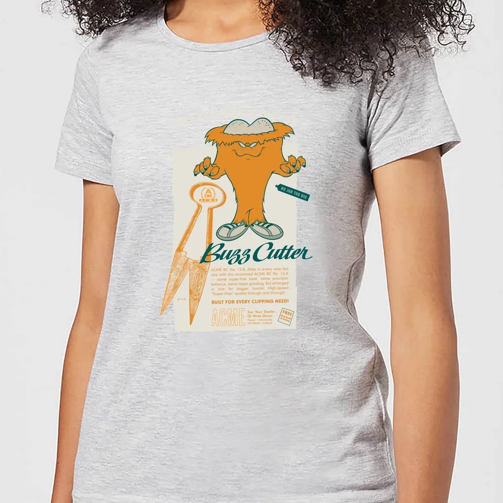 Looney Tunes ACME Buzzcutter Women's T-Shirt - Grey - XS Afbeelding 1
