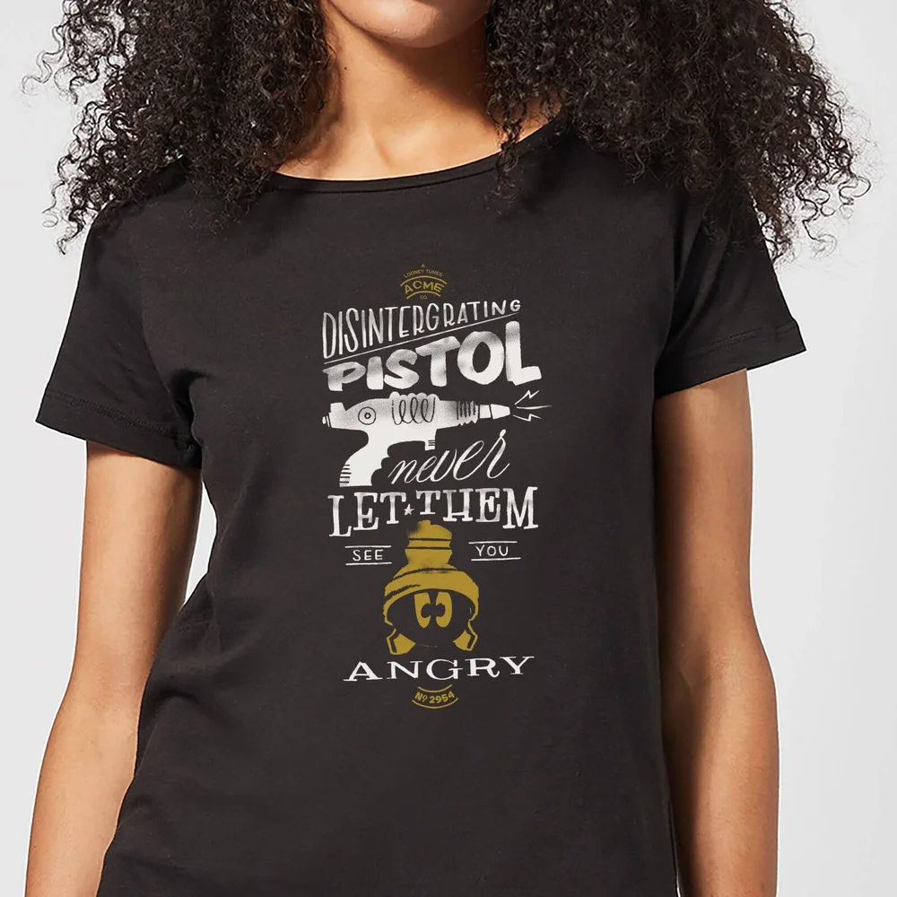 Looney Tunes ACME Disintegrating Pistol Women's T-Shirt - Black - S Afbeelding 1