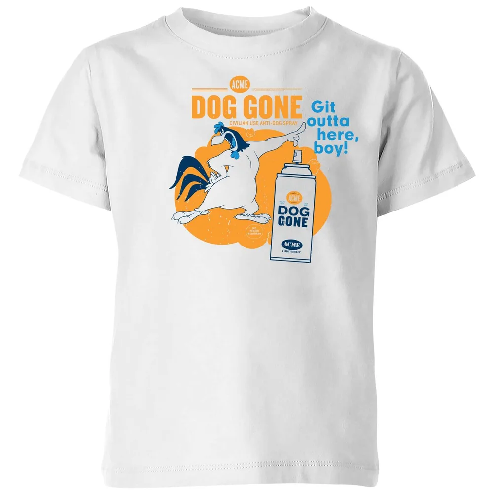 Looney Tunes ACME Dog Gone Kids' T-Shirt - White - 98/104 (3-4 jaar) Afbeelding 1