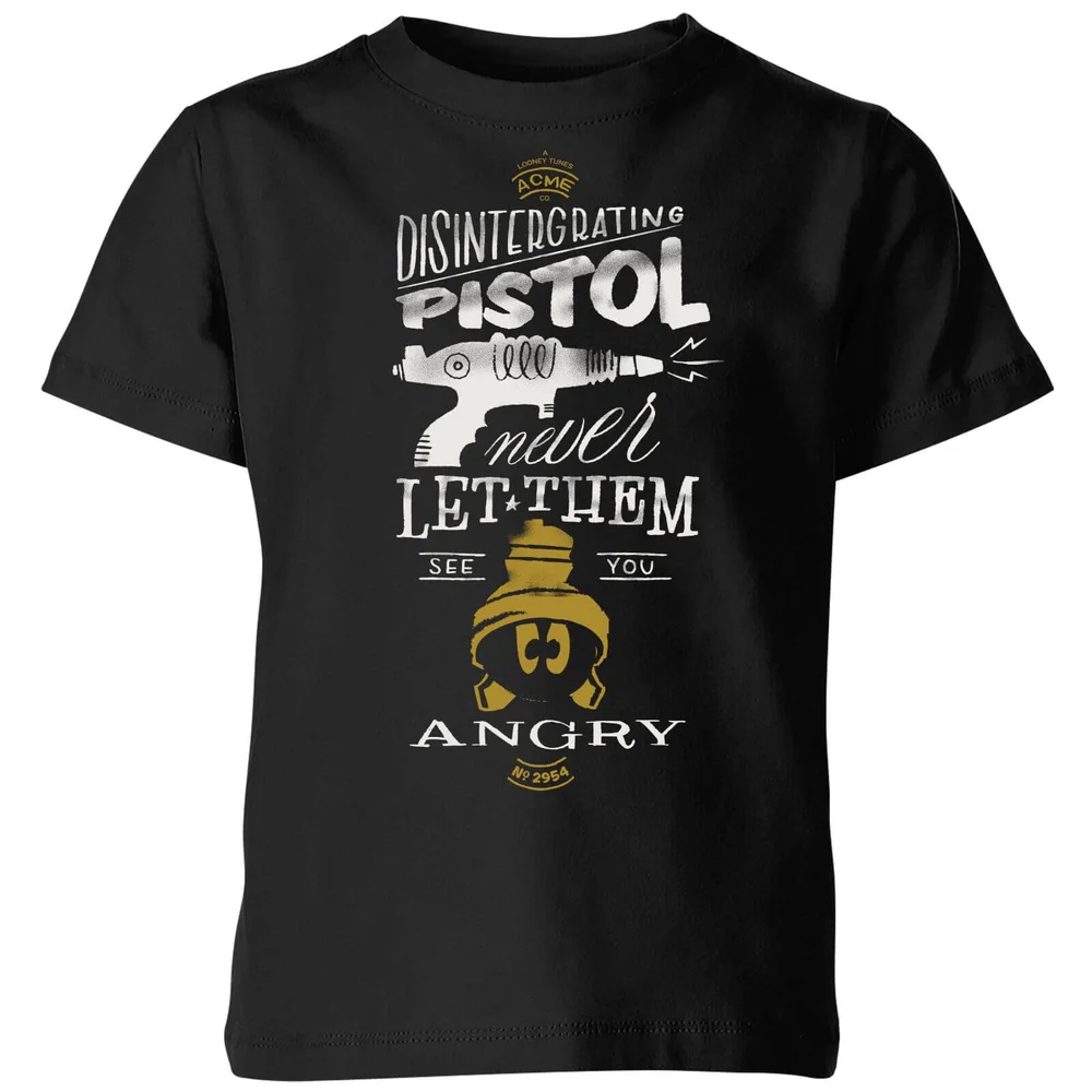 Looney Tunes ACME Disintegrating Pistol Kids' T-Shirt - Black - 98/104 (3-4 jaar) Afbeelding 1