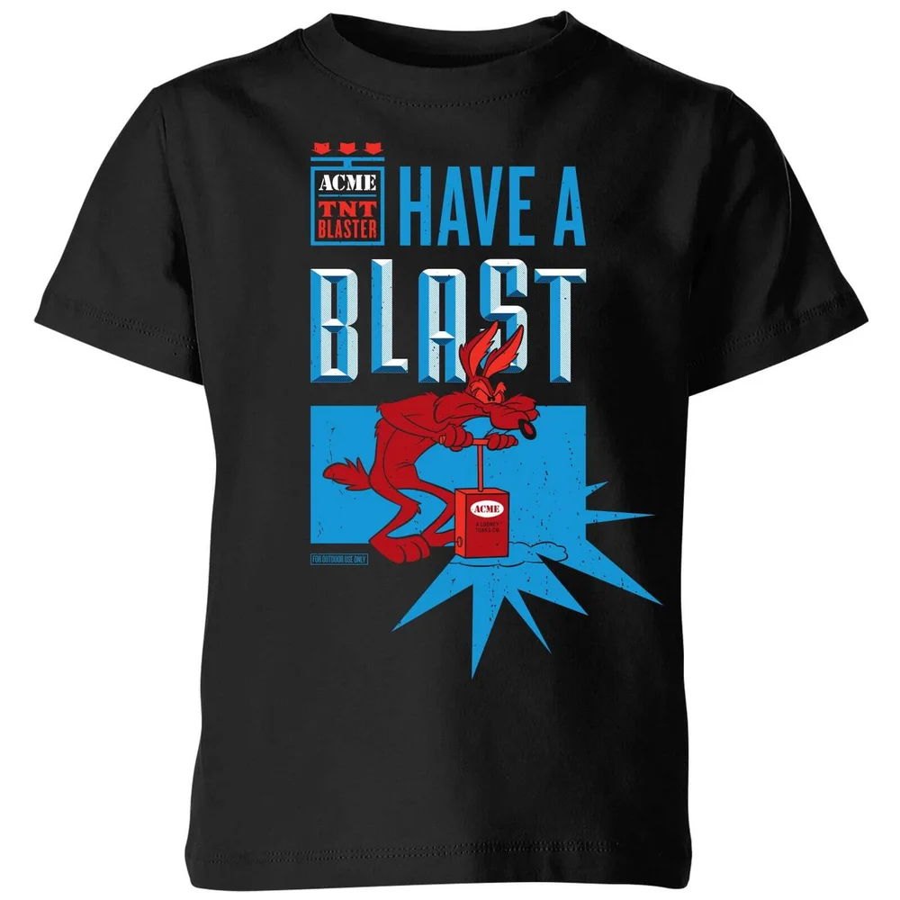 Looney Tunes ACME Have A Blast Kids' T-Shirt - Black - 98/104 (3-4 jaar) Afbeelding 1