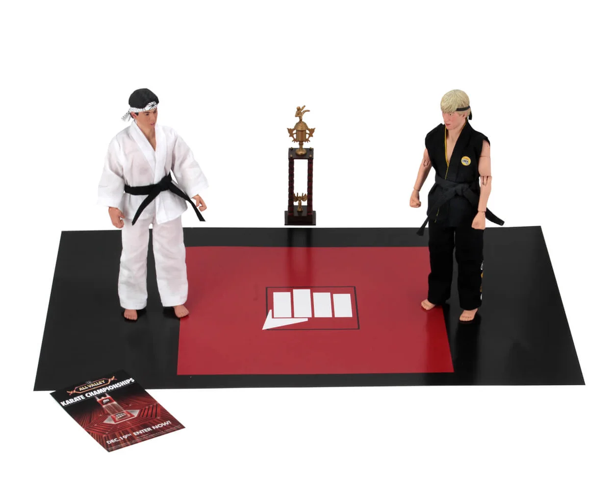NECA Karate Kid (1984) - 8" Clothed Action Figure - Tournament 2pk Afbeelding 1