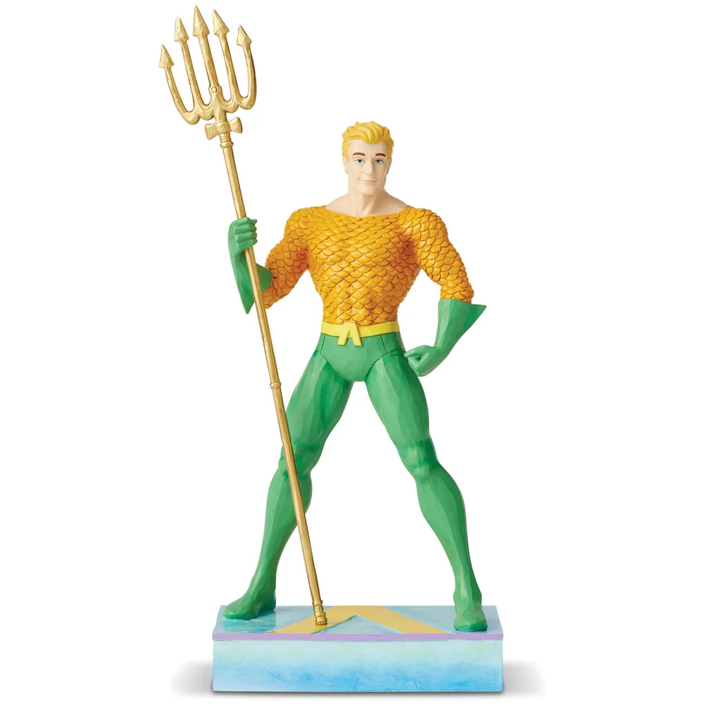 DC Comics door Jim Shore Aquaman zilveren eeuw beeldje 22.0cm Afbeelding 1