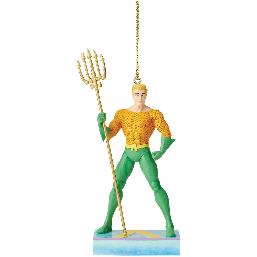 DC Comics door Jim Shore Aquaman hangend ornament 11.0cm Afbeelding 1