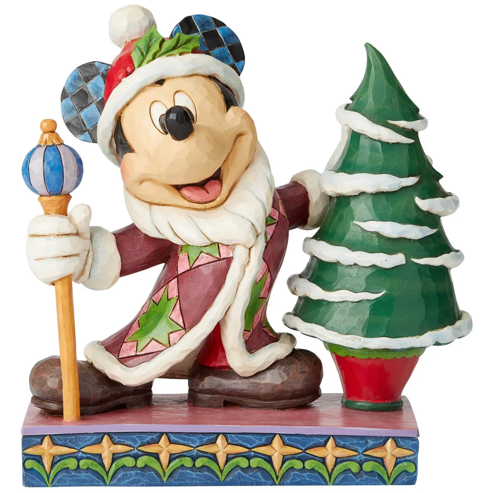 Disney tradities Jolly Ol 'St. Mick (Mickey Mouse vadertje kerstmis) 19cm Afbeelding 1