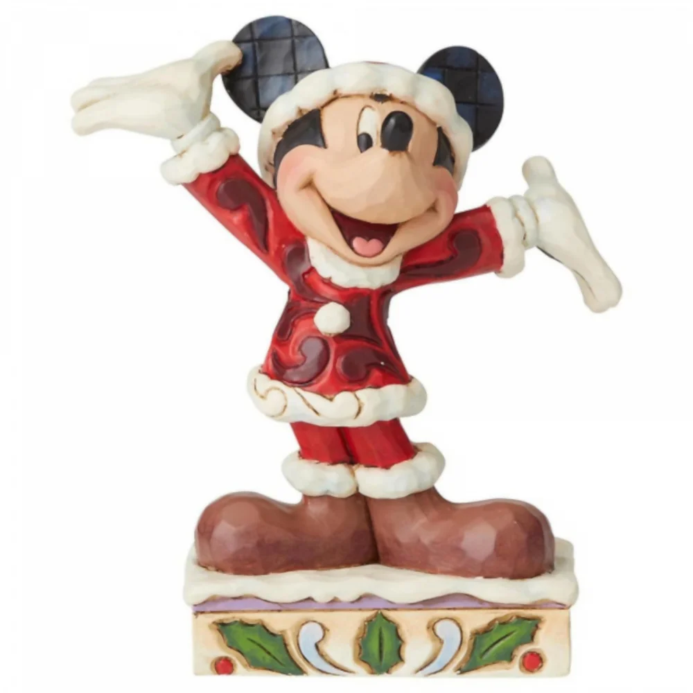 Disney tradities t is een prachtig seizoen (Mickey Mouse kerstfiguur) Afbeelding 1
