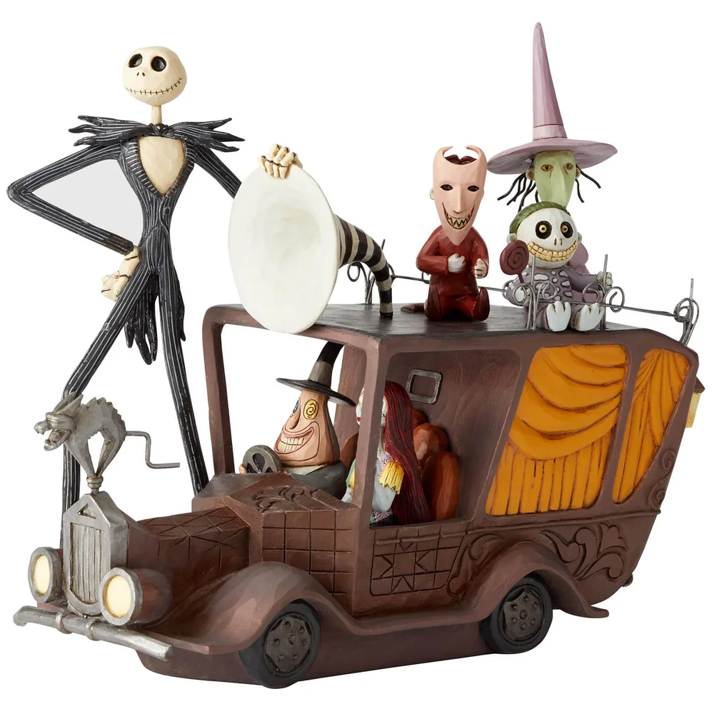 Enesco Disney showcase collectie beeldje vurgemeester auto (Nightmare Before Christmas) 17 cm Afbeelding 1
