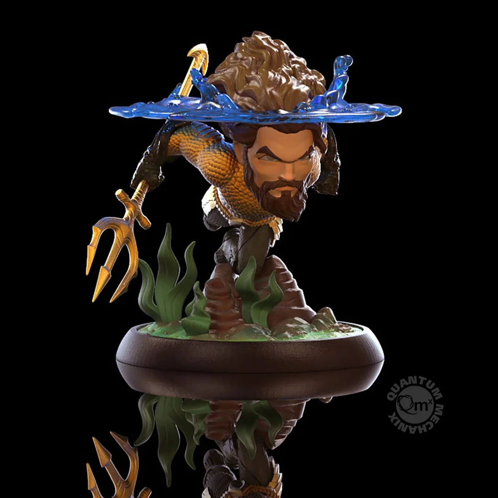 Quantum Mechanix DC Comics Aquaman King of the Sea Q-Fig Afbeelding 1