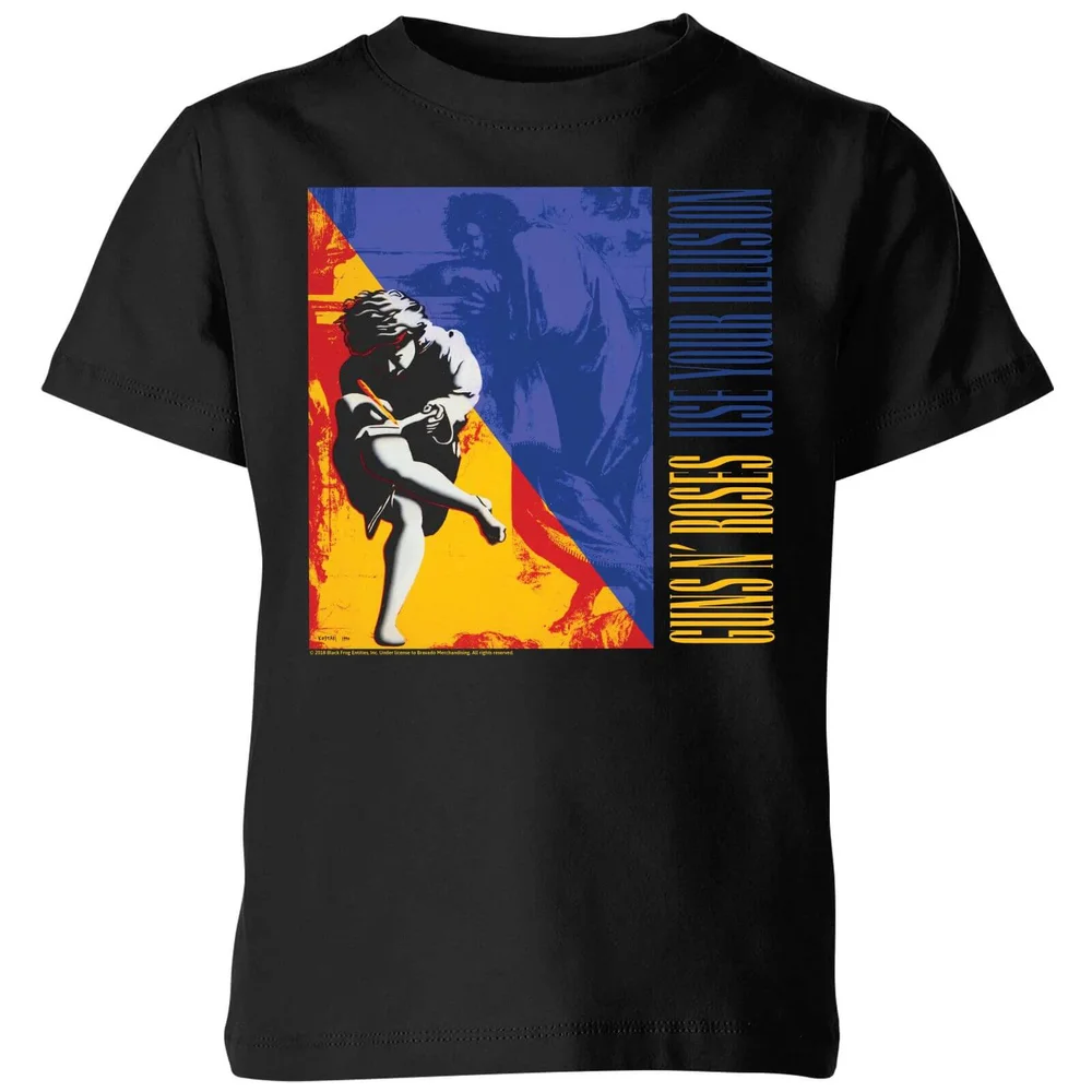 Guns N Roses Use Your Illusion Kids' T-Shirt - Black - 98/104 (3-4 jaar) - Zwart Afbeelding 1