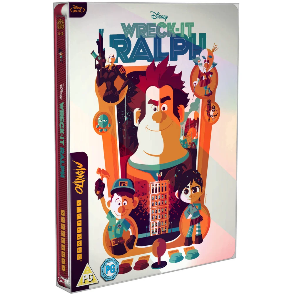 Wreck it Ralph - Mondo #34 Zavvi exclusief limited edition Steelbook Afbeelding 1
