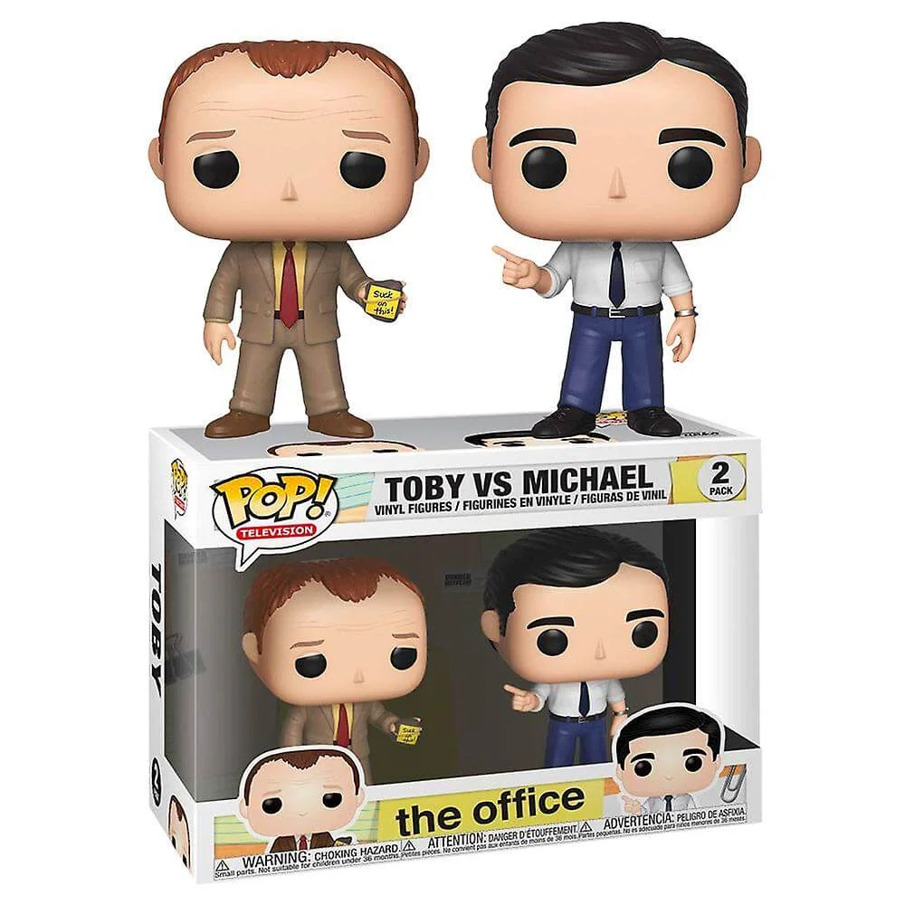 The Office Toby vs. Michael 2 Pack Funko Pop! Figuur Afbeelding 1