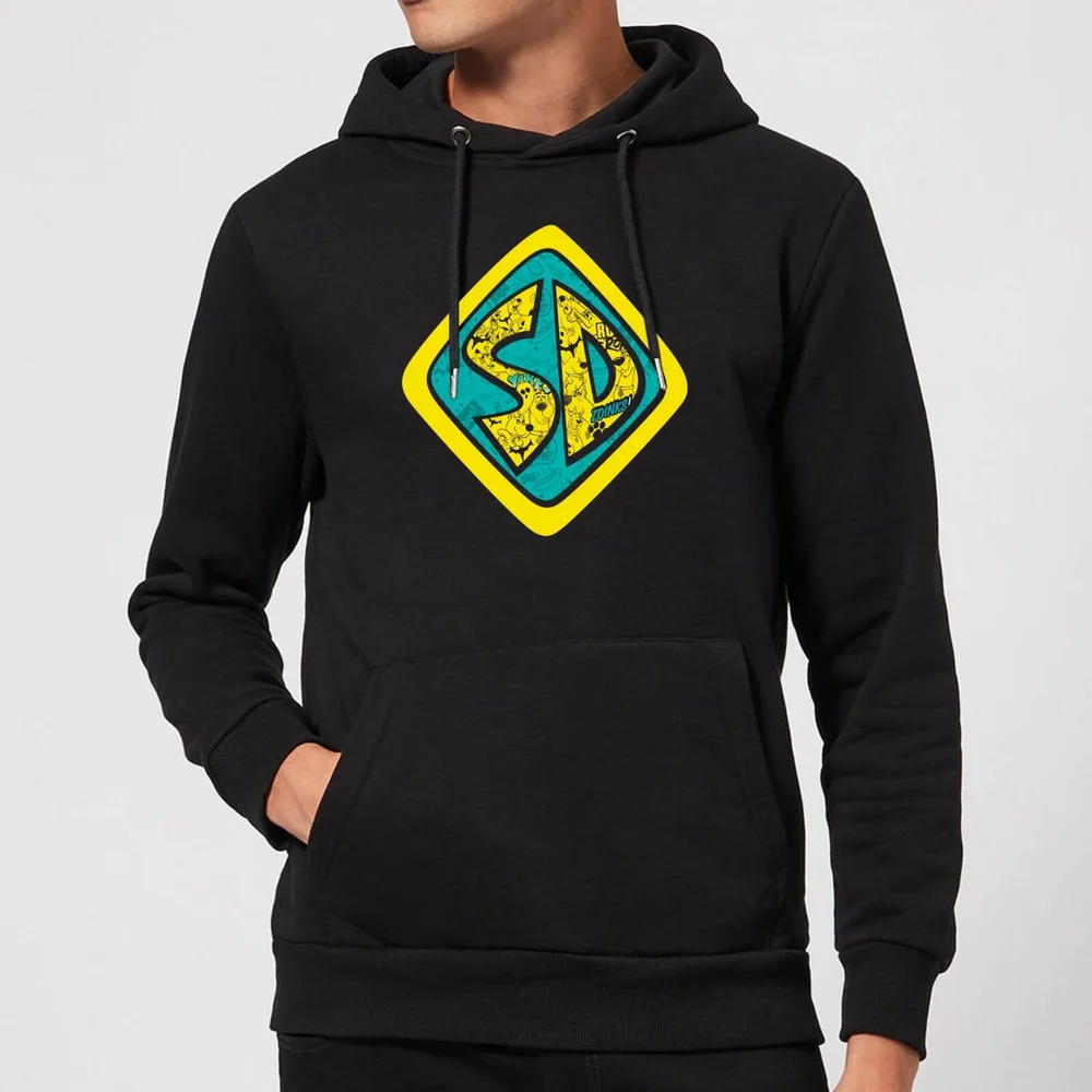 Scooby Doo Emblem Hoodie - Black - S Afbeelding 1