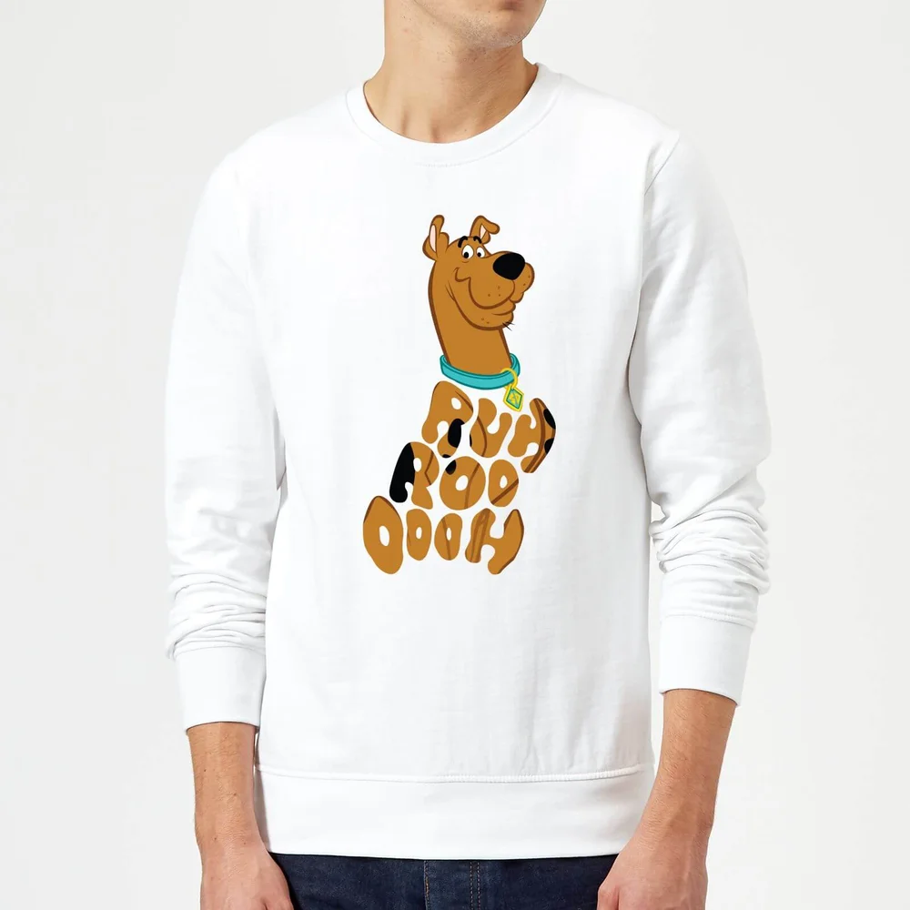 Scooby Doo RUHROOOOOH Sweatshirt - White - S Afbeelding 1