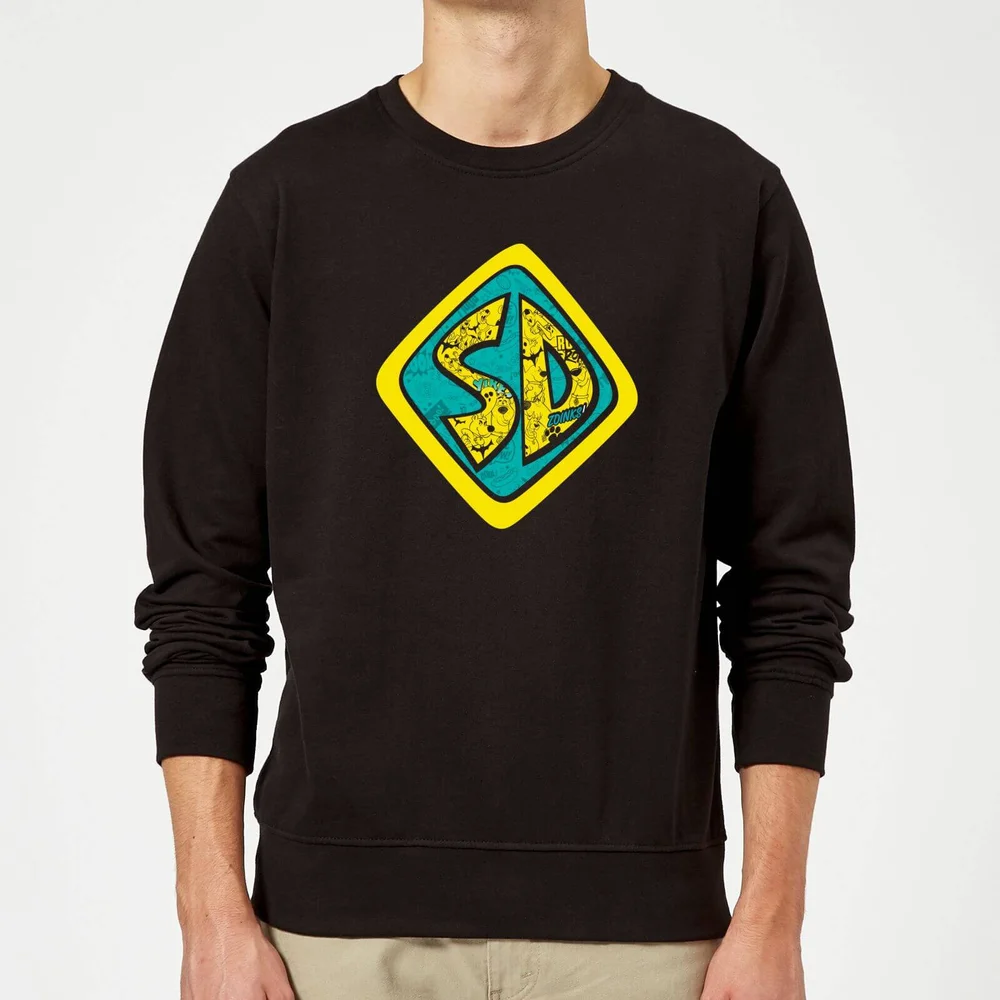 Scooby Doo Emblem Sweatshirt - Black - S Afbeelding 1
