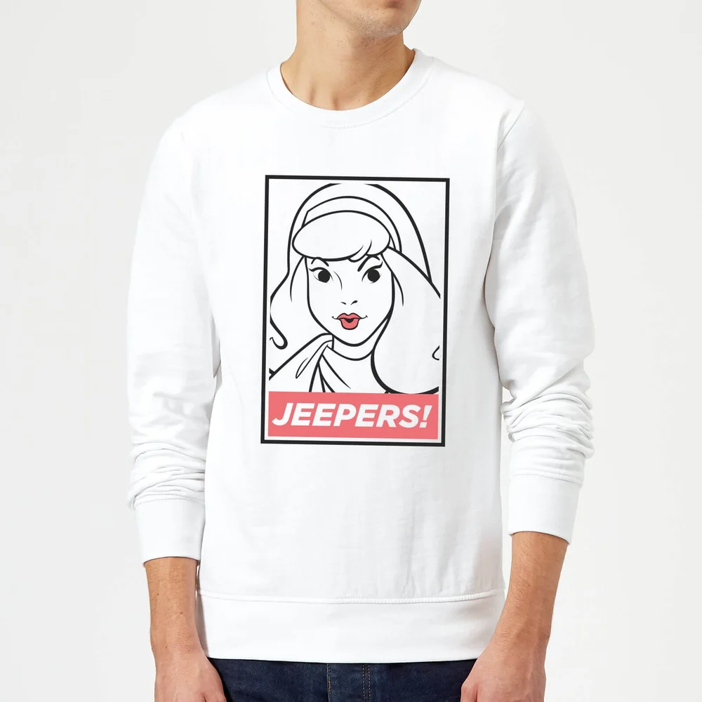 Scooby Doo Jeepers! Sweatshirt - White - S Afbeelding 1