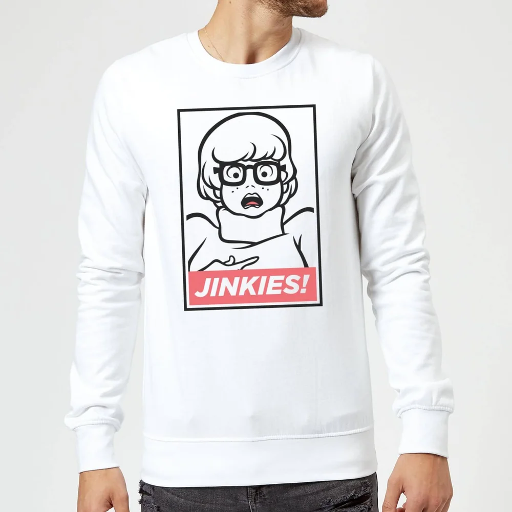 Scooby Doo Jinkies! Sweatshirt - White - S Afbeelding 1