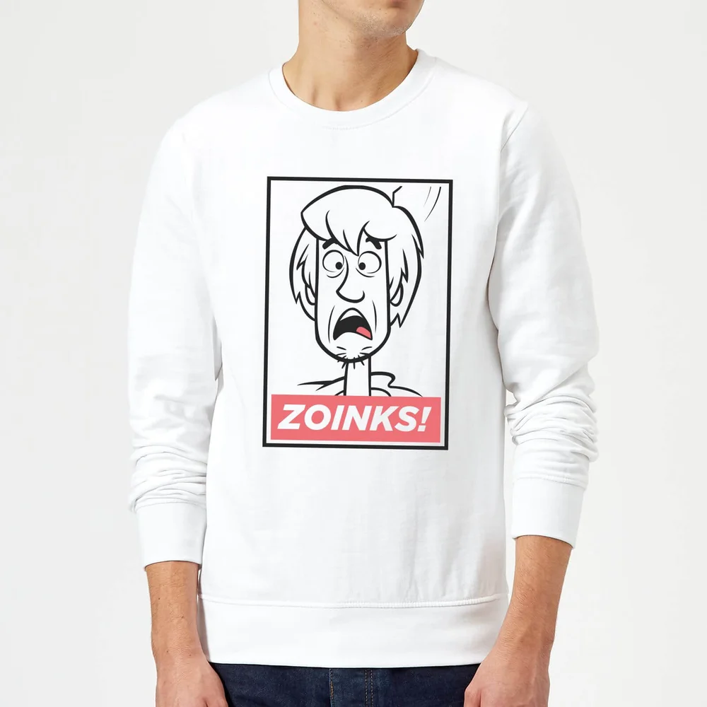 Scooby Doo Zoinks! Sweatshirt - White - S Afbeelding 1