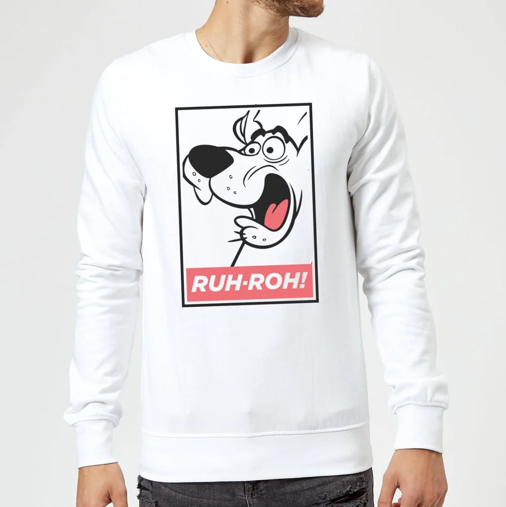 Scooby Doo Ruh-Roh! Sweatshirt - White - S Afbeelding 1