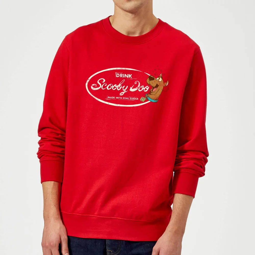 Scooby Doo Cola Sweatshirt - Red - S Afbeelding 1
