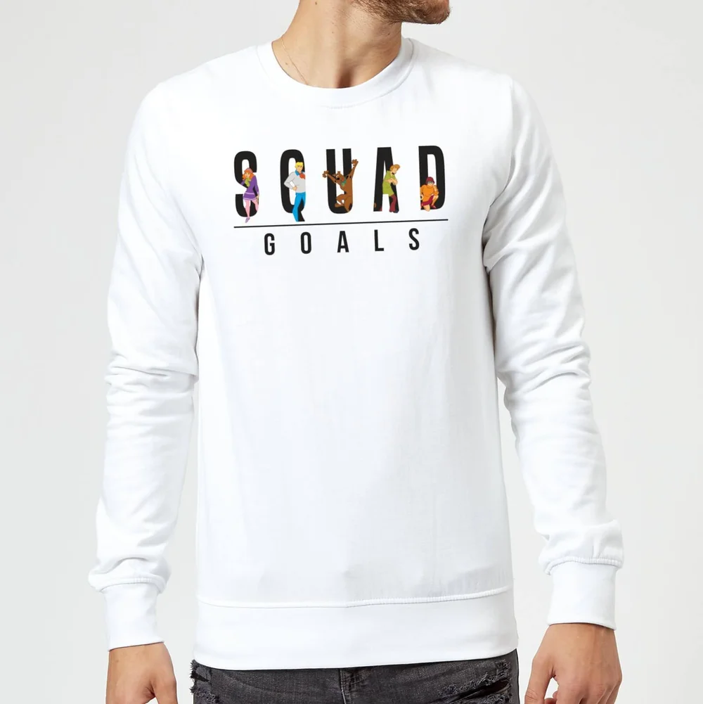 Scooby Doo Squad Goals Sweatshirt - White - S Afbeelding 1
