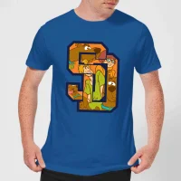Scooby Doo Collegiate Men's T-Shirt - Royal Blue - undefined undefined