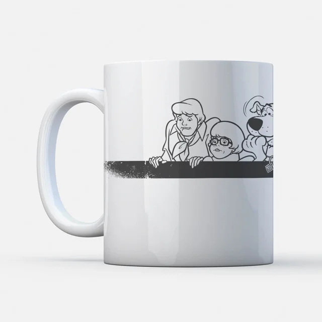 Scooby Doo Gang Retro Stripe Mug