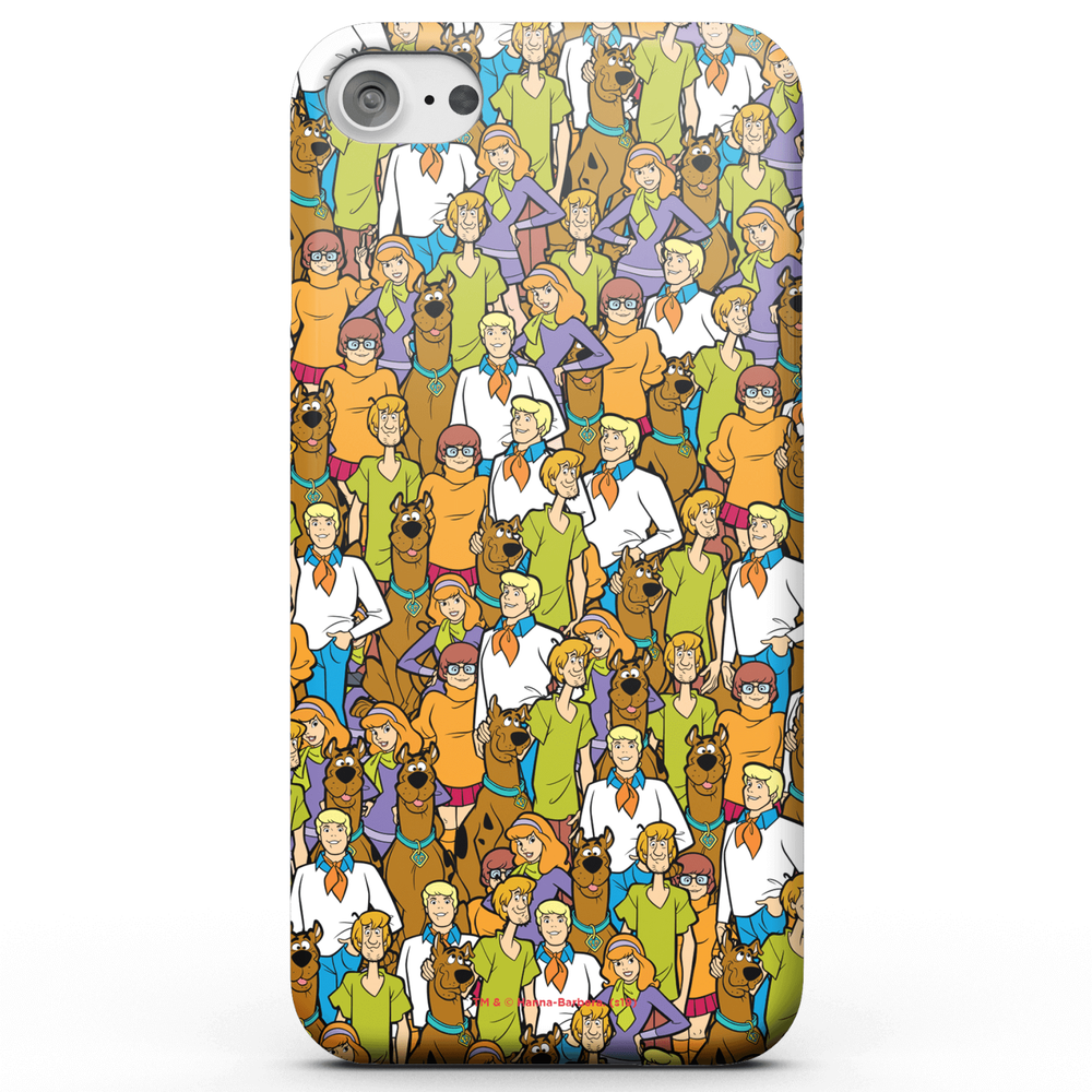 Scooby Doo Character Pattern Phone Case for iPhone and Android - iPhone 5/5s - Snap case - mat Afbeelding 1