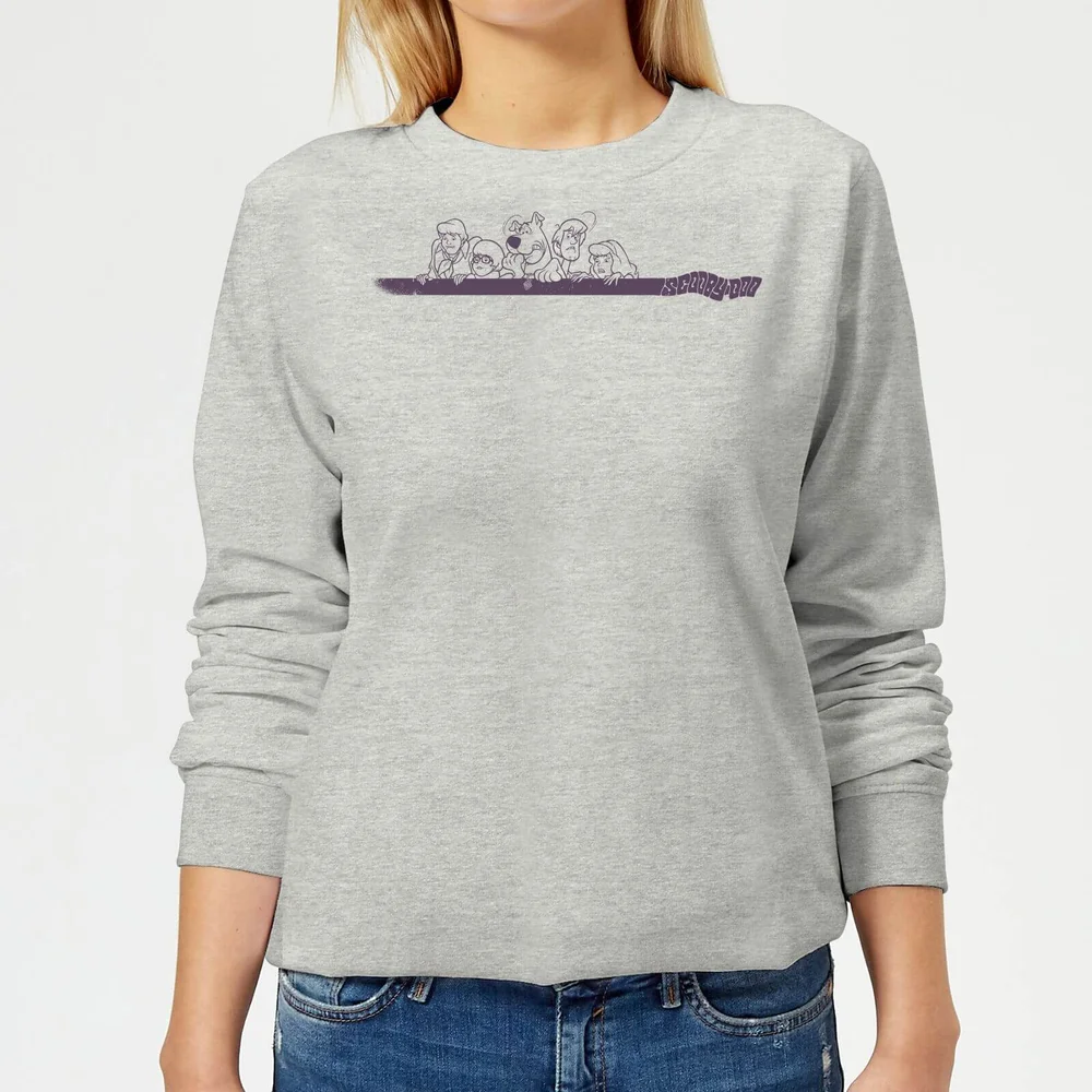 Scooby Doo Those Meddling Kids Retro Women's Sweatshirt - Grey - 3XL - Grijs Afbeelding 1