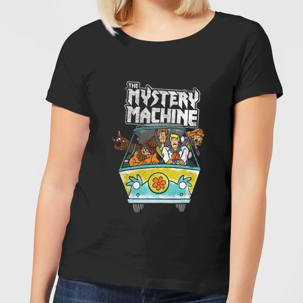 Scooby Doo Mystery Machine Heavy Metal Women's T-Shirt - Black - S Afbeelding 1