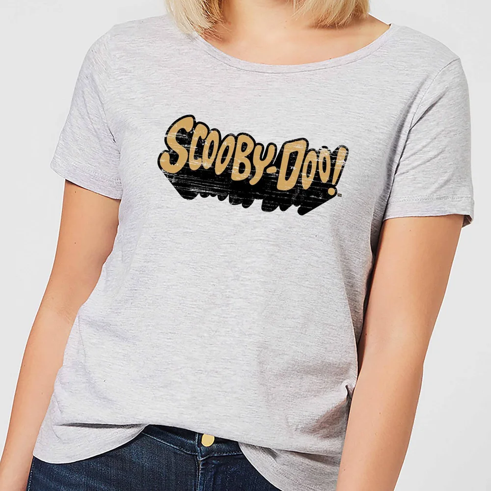 Scooby Doo Retro Colour Logo Women's T-Shirt - Grey - XS Afbeelding 1