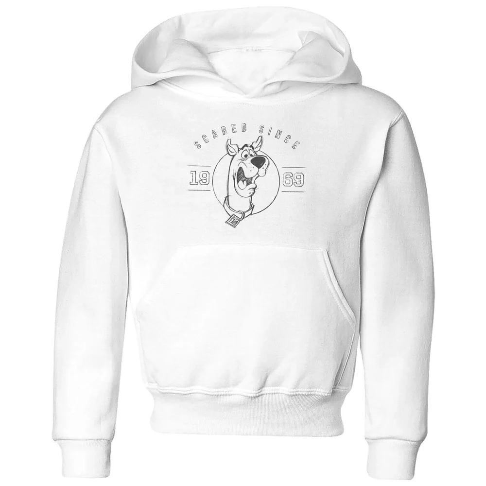 Scooby Doo Scared Since '69 Kids' Hoodie - White - 98/104 (3-4 jaar) Afbeelding 1