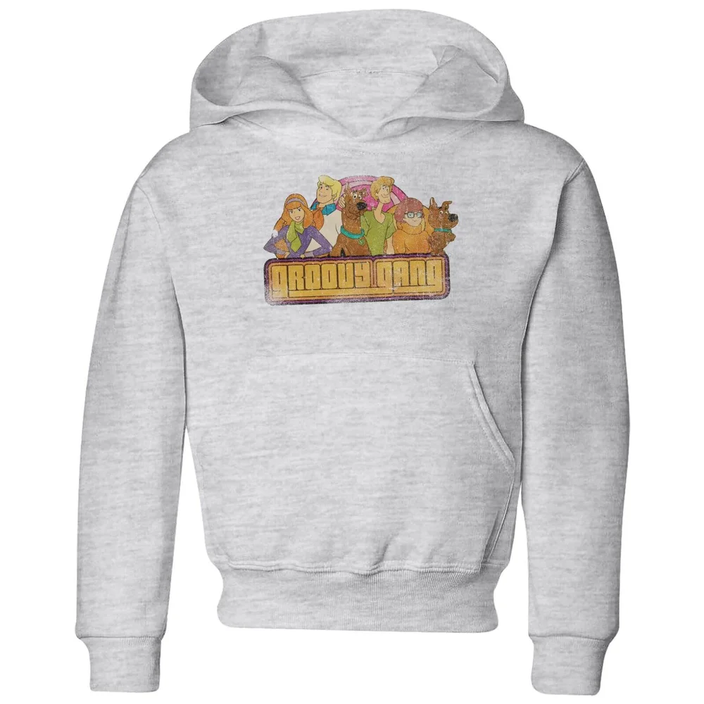 Scooby Doo Groovy Gang Kids' Hoodie - Grey - 98/104 (3-4 jaar) Afbeelding 1