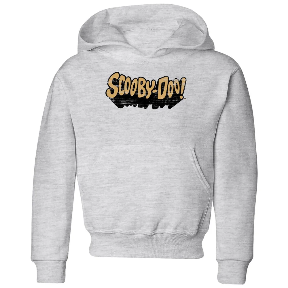 Scooby Doo Retro Colour Logo Kids' Hoodie - Grey - 98/104 (3-4 jaar) Afbeelding 1