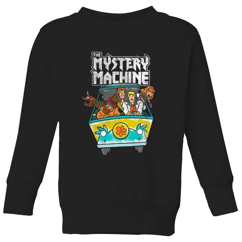Scooby Doo Mystery Machine Heavy Metal Kids' Sweatshirt - Black - 98/104 (3-4 jaar) Afbeelding 1