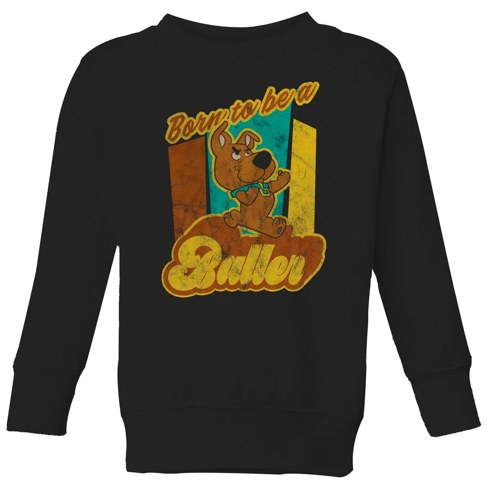 Scooby Doo Born To Be A Baller Kids' Sweatshirt - Black - 98/104 (3-4 jaar) Afbeelding 1
