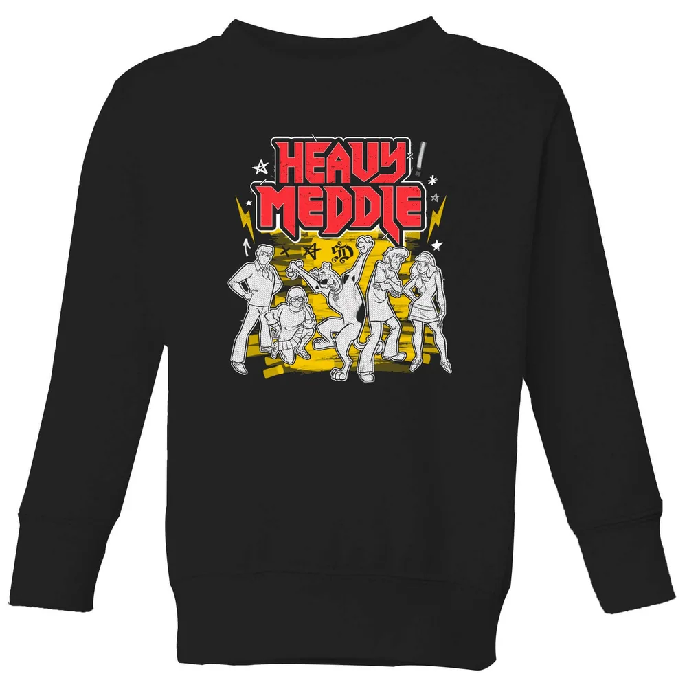 Scooby Doo Heavy Meddle Kids' Sweatshirt - Black - 98/104 (3-4 jaar) Afbeelding 1