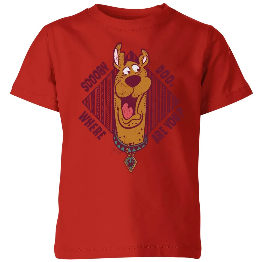 Scooby Doo Where Are You? Kids' T-Shirt - Red - 98/104 (3-4 jaar) Afbeelding 1