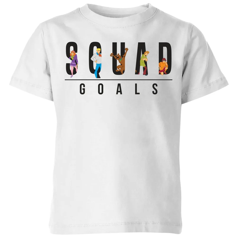 Scooby Doo Squad Goals Kids' T-Shirt - White - 98/104 (3-4 jaar) Afbeelding 1