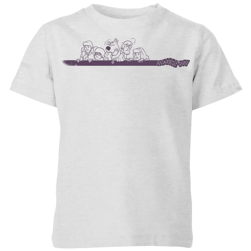 Scooby Doo Those Meddling Kids Retro Kids' T-Shirt - Grey - 98/104 (3-4 jaar) Afbeelding 1