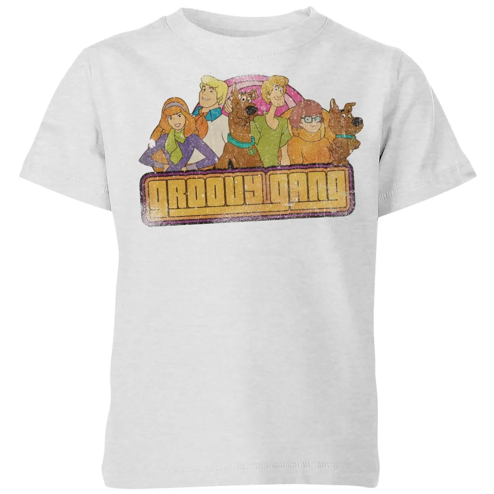 Scooby Doo Groovy Gang Kids' T-Shirt - Grey - 98/104 (3-4 jaar) Afbeelding 1
