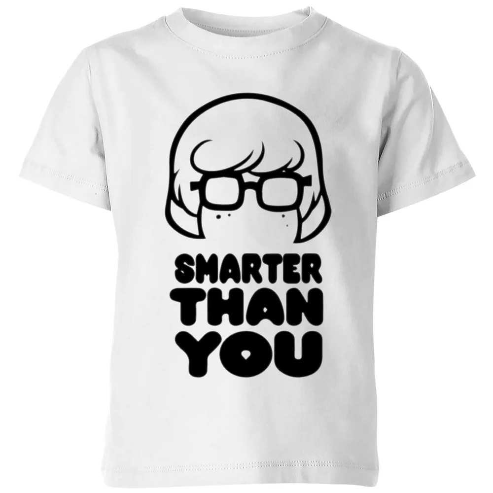 Scooby Doo Smarter Than You Kids' T-Shirt - White - 98/104 (3-4 jaar) Afbeelding 1