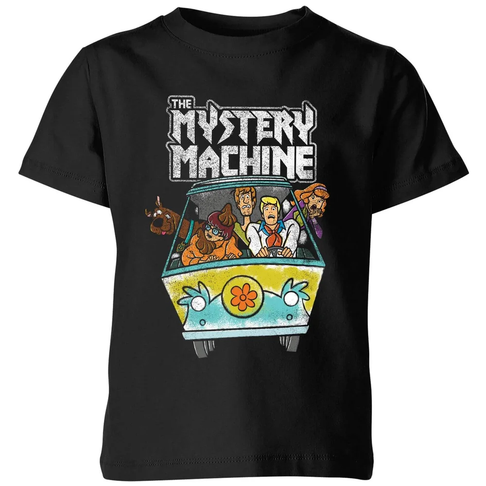 Scooby Doo Mystery Machine Heavy Metal Kids' T-Shirt - Black - 98/104 (3-4 jaar) Afbeelding 1