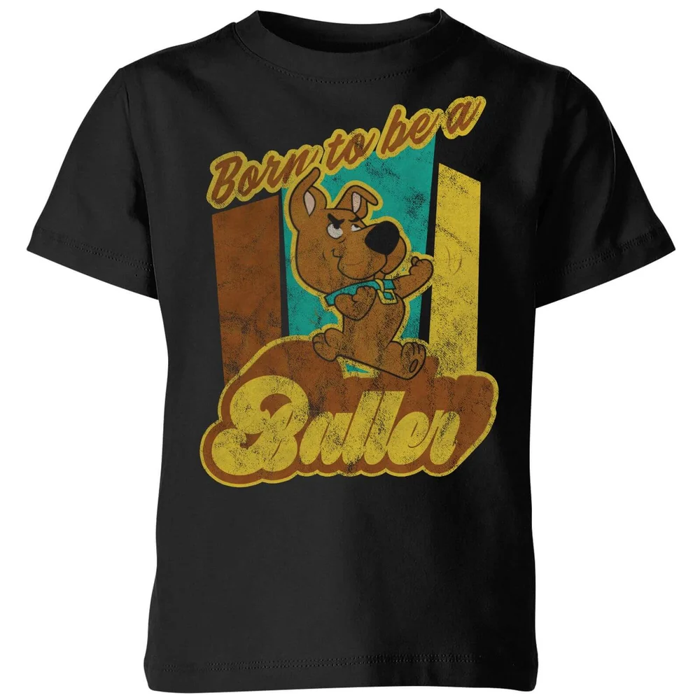 Scooby Doo Born To Be A Baller Kids' T-Shirt - Black - 98/104 (3-4 jaar) Afbeelding 1