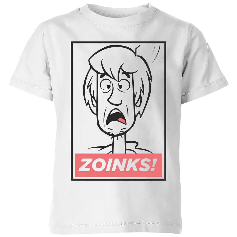 Scooby Doo Zoinks! Kids' T-Shirt - White - 98/104 (3-4 jaar) Afbeelding 1