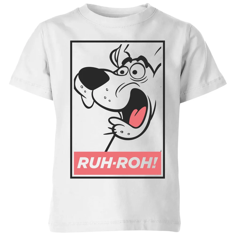 Scooby Doo Ruh-Roh! Kids' T-Shirt - White - 98/104 (3-4 jaar) Afbeelding 1