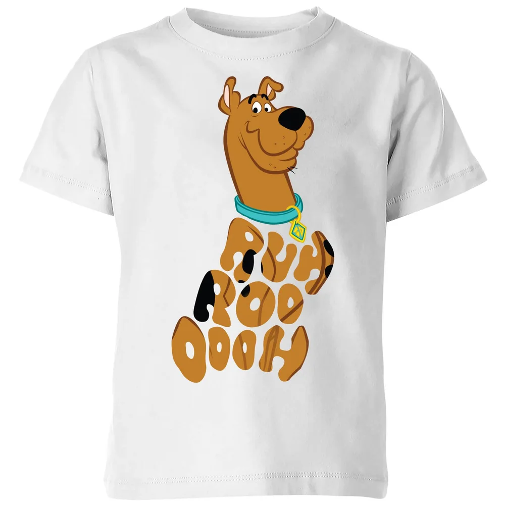 Scooby Doo RUHROOOOOH Kids' T-Shirt - White - 98/104 (3-4 jaar) Afbeelding 1